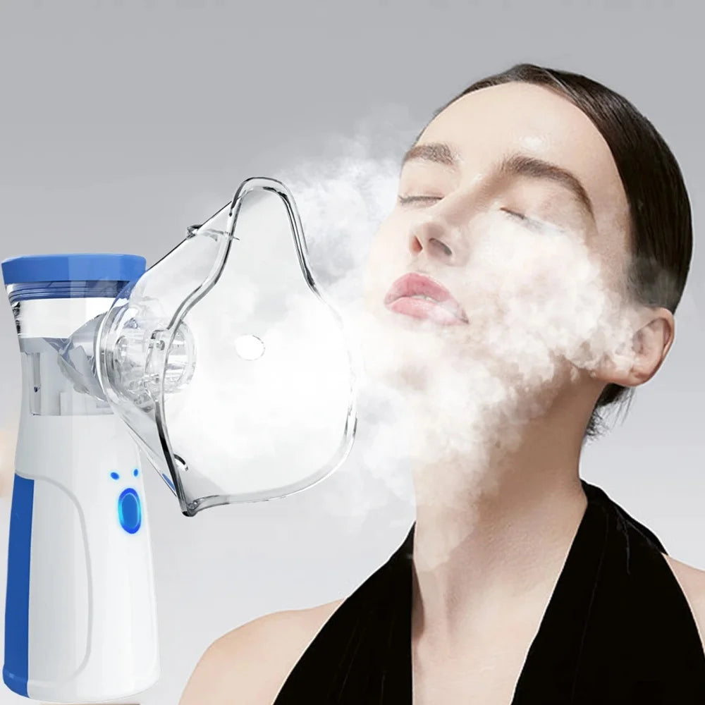Portable Nebulizer Inhalator Handheld Hydrating Humidifier Adult Kids Skin Care/Drug Inhalation/Medical Treatment Inhaler Tools