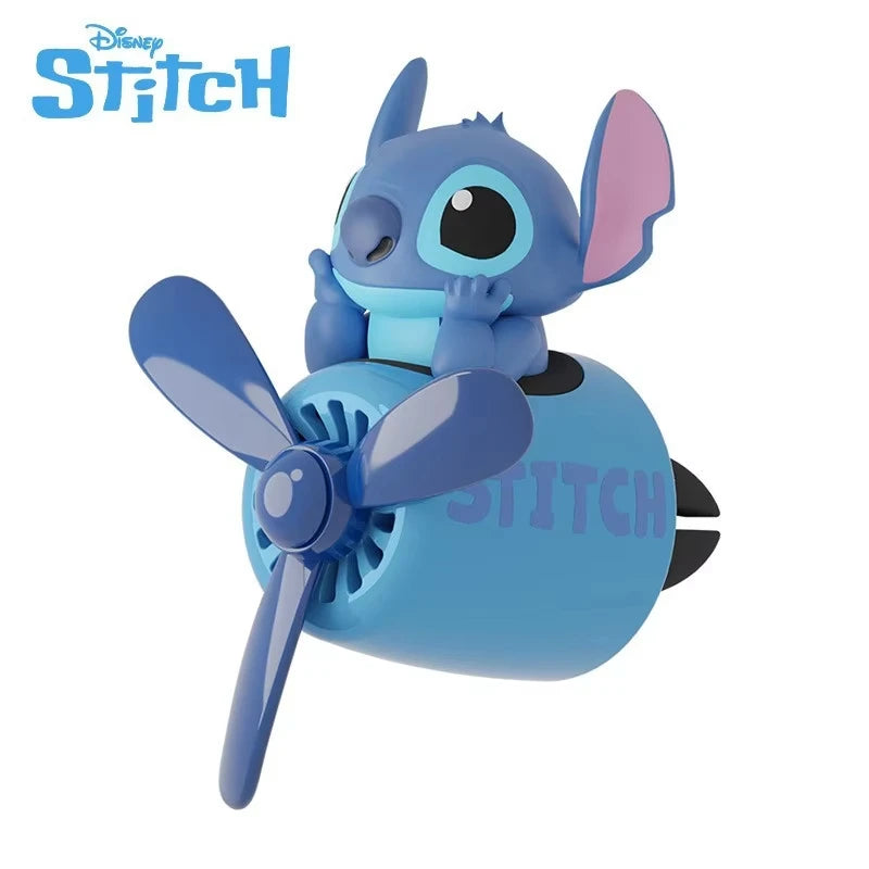 Stitch Car Air Freshener Cute Airplane Vent Clip Perfume Decor Lilo and Stitch Anime Car Accessories Gift for Kids
