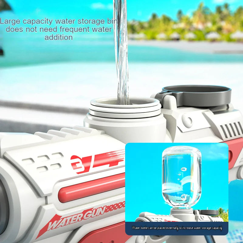 Automatic Electric Water Gun Children High-pressure Outdoor Beach Large-capacity Swimming Pool Summer Toy for Children Boy