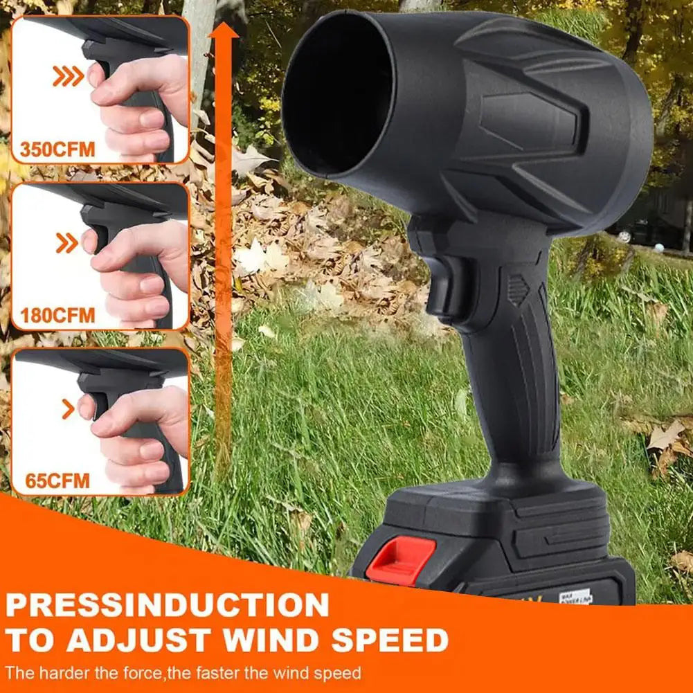 Car Electric Snow Blower Powerful Snow Removal Handheld Fan Accessories Air Turbofan Dust Blower Cleaning Car Blower W6H1