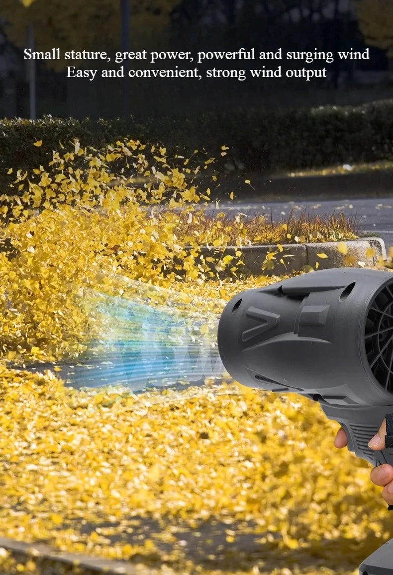 Industrial lithium battery new violent dust removal blower blowing leaves blowing water high power hair dryer dust machine