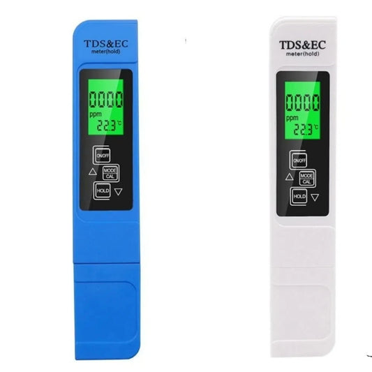 Portable 3-in-1 TDS Meter Digital Display LCD Display Water Tester Handheld Water Quality Tester Water Hydroponics