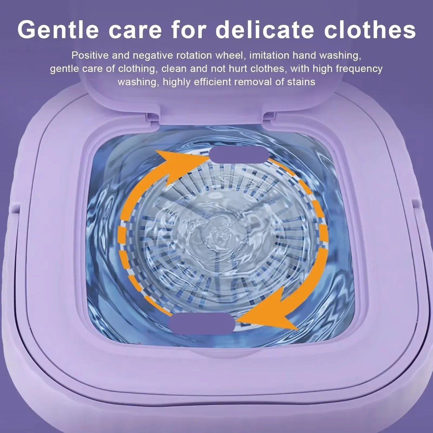 Portable Small Foldable Washing Machine with Spin Dryer For Socks Underwear Panties Washer Household Mini Washing Machine