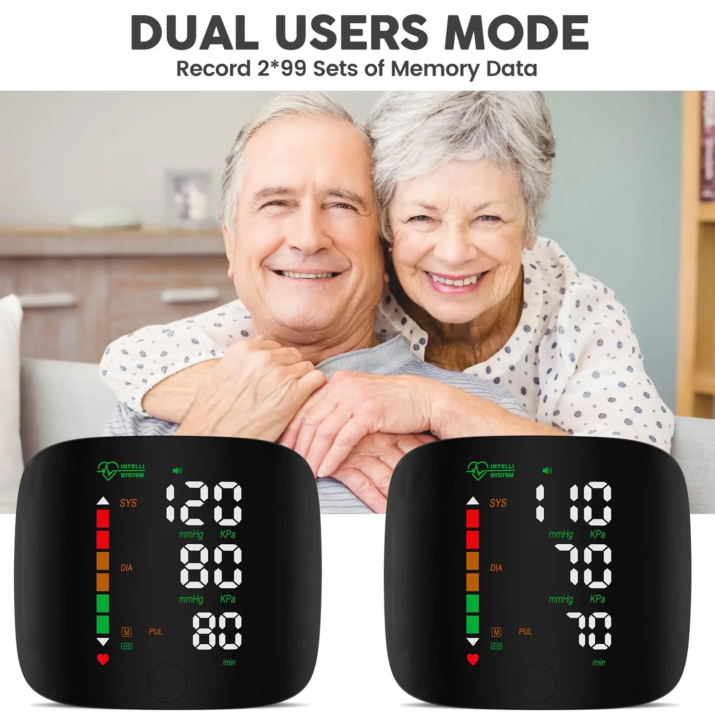 Wrist Blood Pressure Monitor Led Display, Touch Screen Wrist Blood Pressure CuffReading Memory Wrist Bp Monitor