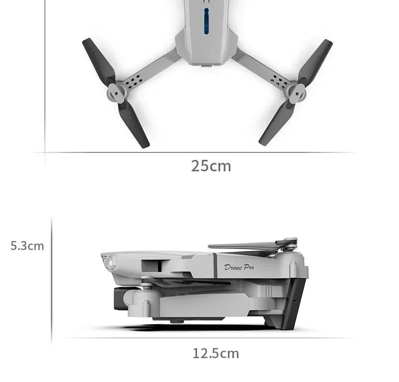E88 Pro WiFi FPV Drone 4K HD Camera Height Hold Foldable Quadcopter Ideal Gift for Beginners