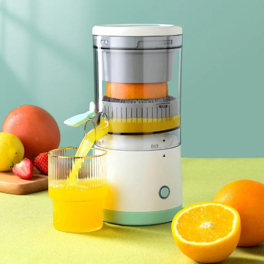 Electric juicer USB rechargeable citrus lemon juicer wireless fruit blender automatic fresh juicer