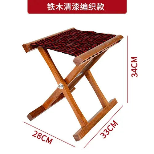 Folding Wood Step Stool Small Shoe Outdoor Space Saving Foot Stool Modern Camping Fishing Ergonomic Tabouret Patio Furniture