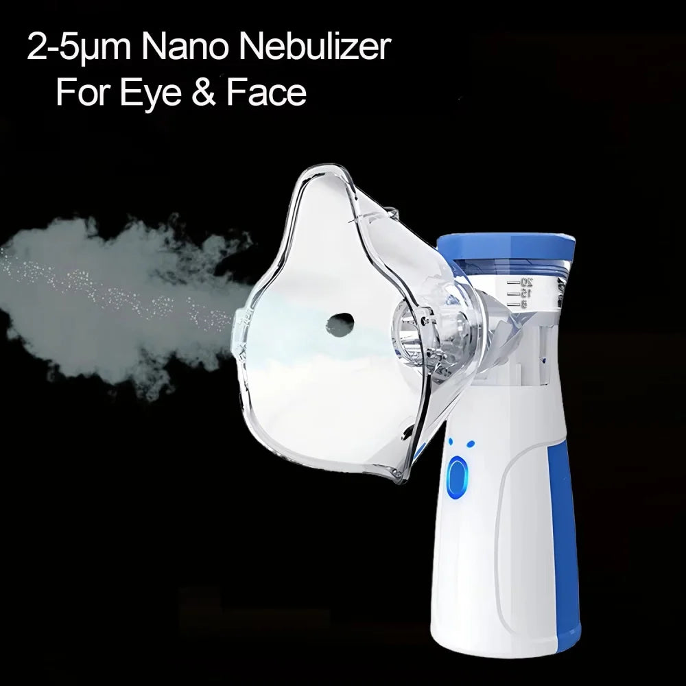 Portable Nebulizer Inhalator Handheld Hydrating Humidifier Adult Kids Skin Care/Drug Inhalation/Medical Treatment Inhaler Tools