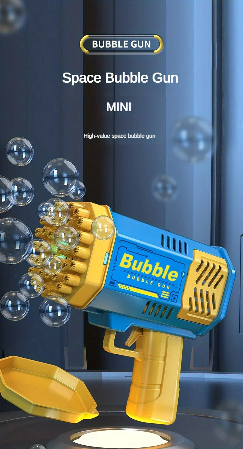76 Hole Bubble Machine Fully Automatic Bubble Blowing Light Outdoor Bubble Machine without Battery without Bubble Water
