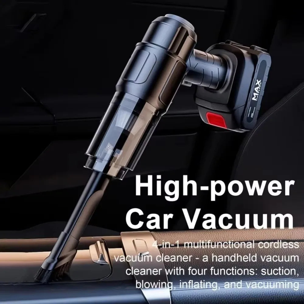 9000Pa Suction Car Vacuum Cleaner High Power 1500mAh Cordless Auto Vacuum Super Suction Multifunctional Wireless Dust Blower