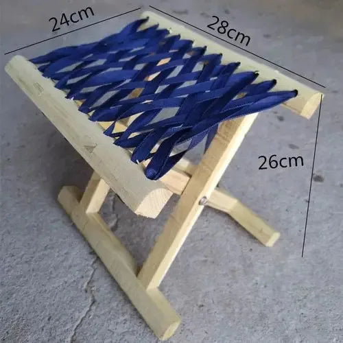 Folding Wood Step Stool Small Shoe Outdoor Space Saving Foot Stool Modern Camping Fishing Ergonomic Tabouret Patio Furniture