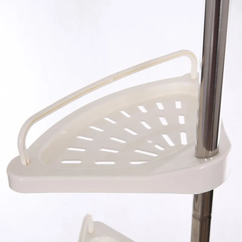 Retractable Corner Shelf Bathroom Angle Rack Stainless Steel Storage Shelves Aesthetic Organizers Racks Organizer Furniture