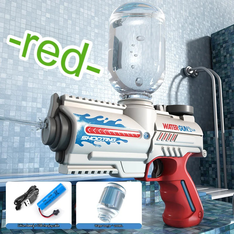 Automatic Electric Water Gun Children High-pressure Outdoor Beach Large-capacity Swimming Pool Summer Toy for Children Boy