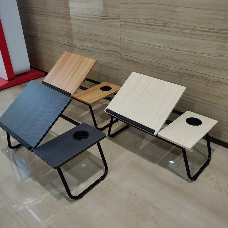 Adjustable Portable Breakfast Service Bed Tray Laptop Desk with Tilt