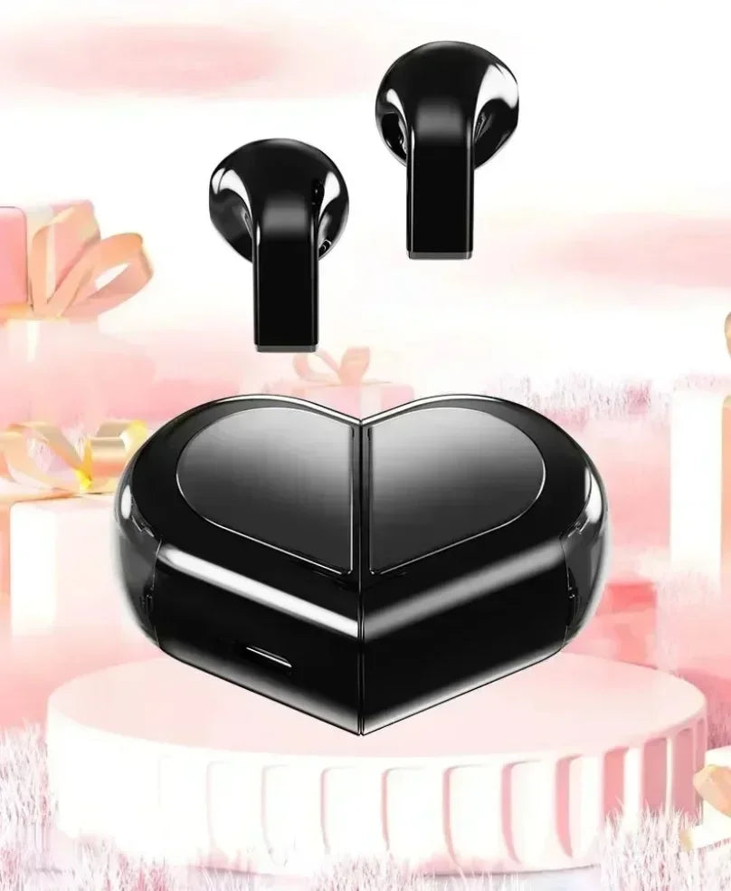2025 Rotatable Love Heart Shaped Charging Case Low Latency Headphones NEW K520 Wireless Stereo Earbuds EarphoneFor Phone Tablet