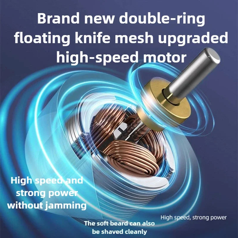 Shaver Electric Small Charging Model Car Mini Small Steel Cannon Men's High-power Portable Shaver Dry Wet Double Shaving USB