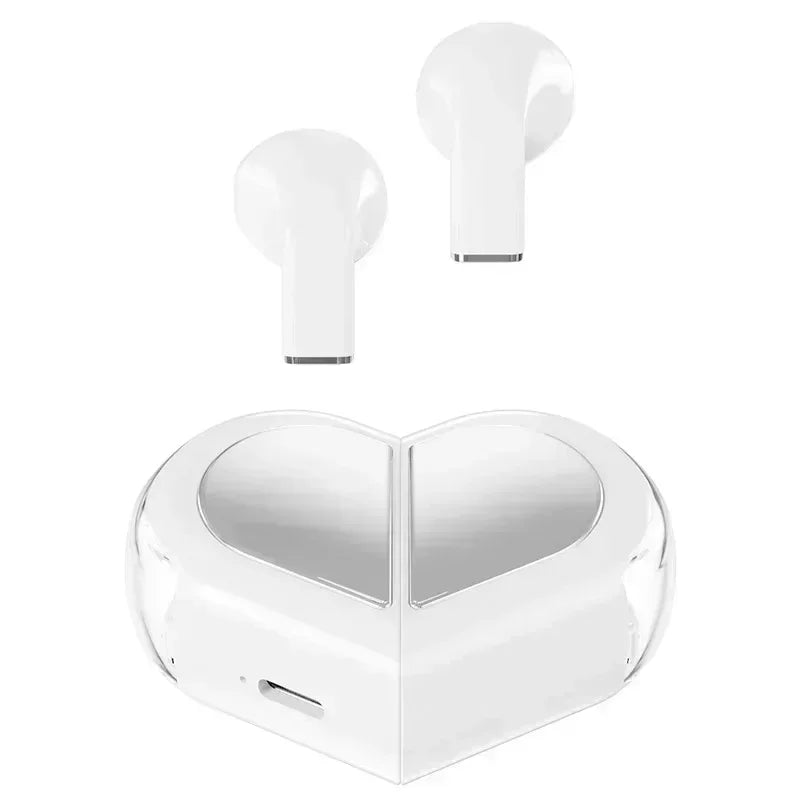 2025 Rotatable Love Heart Shaped Charging Case Low Latency Headphones NEW K520 Wireless Stereo Earbuds EarphoneFor Phone Tablet