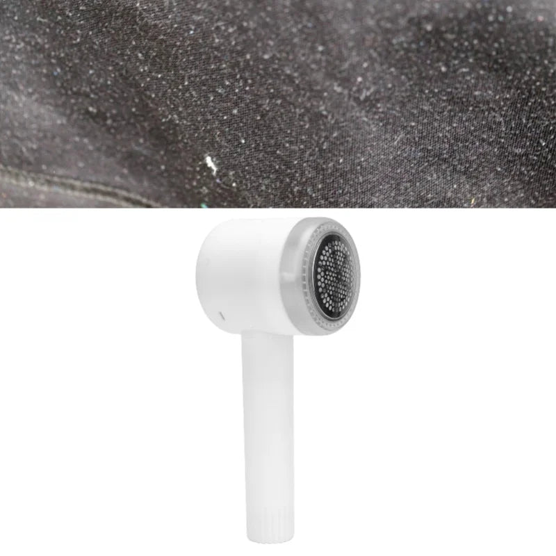 Electric Lint Remover USB Charging Portable 2 In 1 Fabric Fuzz Remover Lint Trimmer For Household White