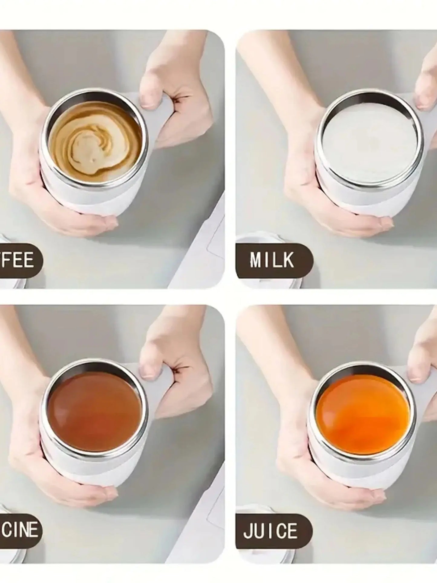 1pcs  Professional stainless steel magnetic stirring cup-efficient mixing solution for kitchen use