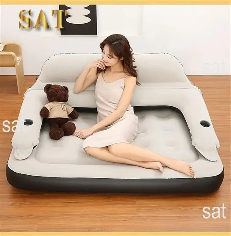 Memory Bedroom Mattress Inflatable Topper Reinforce Bed Frame Floor Mattress Sleep Japanese Colchon Individual Salon Furniture
