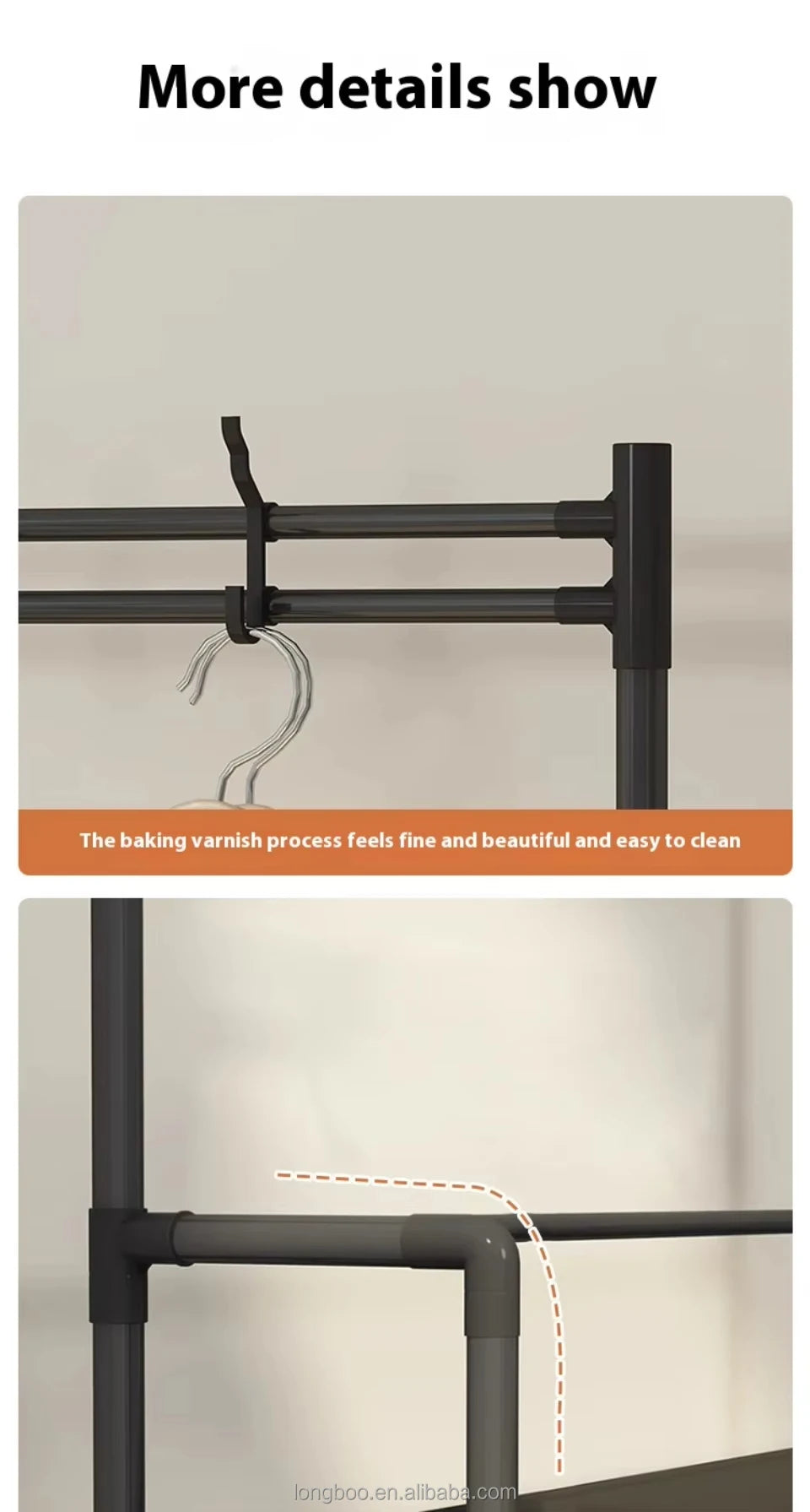 Hat hanger shoe multi-sided shoe rack simple floor shoe and hat load-bearing living room storage rack