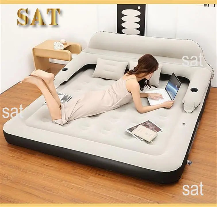 Memory Bedroom Mattress Inflatable Topper Reinforce Bed Frame Floor Mattress Sleep Japanese Colchon Individual Salon Furniture