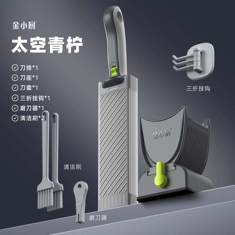 ONCE for All Meat Slicer and Knife Set for Meat Slicing , Manual Fresh Meat Cutter, Slicer for Beef, Pork, Chicken Breast