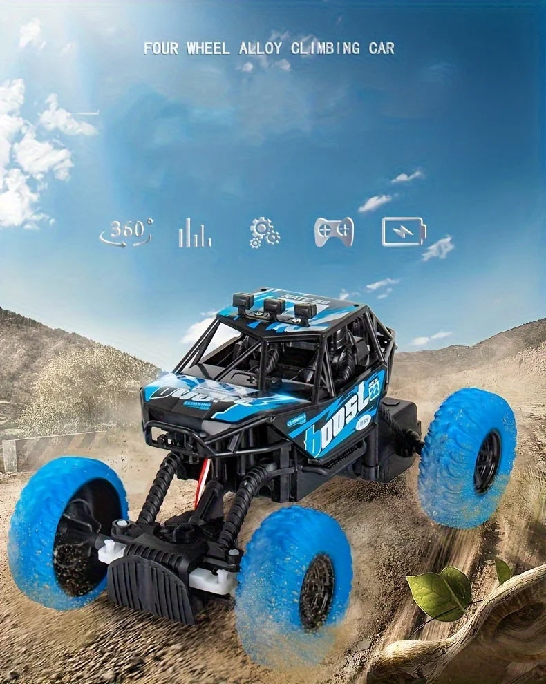 High-Speed Remote Control Off-Road Crawler with Flashing Lights