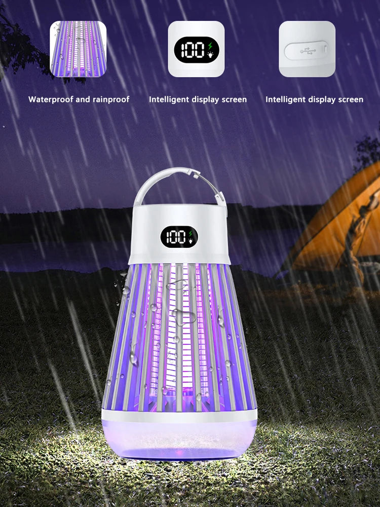 Electric Mosquito Lamp USB Charging Two-In-One Portable Mosquitoes Household portable outdoor electric shock mosquito killer
