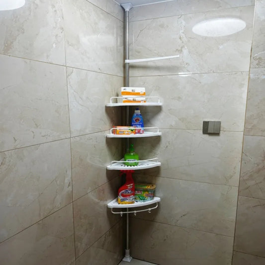 Retractable Corner Shelf Bathroom Angle Rack Stainless Steel Storage Shelves Aesthetic Organizers Racks Organizer Furniture