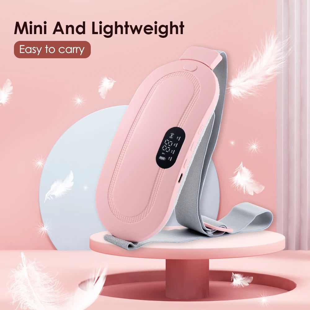 Smart Warm Palace Belt Electric Period Cramp Relief Massager Belt Menstrual Heating Pad Waist Stomach Abdominal Warm Products
