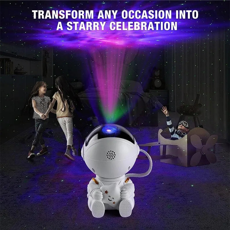 Galaxy Star Projector LED Night Light Starry Sky Astronaut Porjectors Lamp For Decoration Bedroom Home Decorative