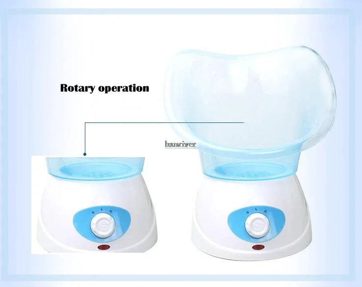 Hot fumigation of nasal organs with herbal spray for face fumigation therapy