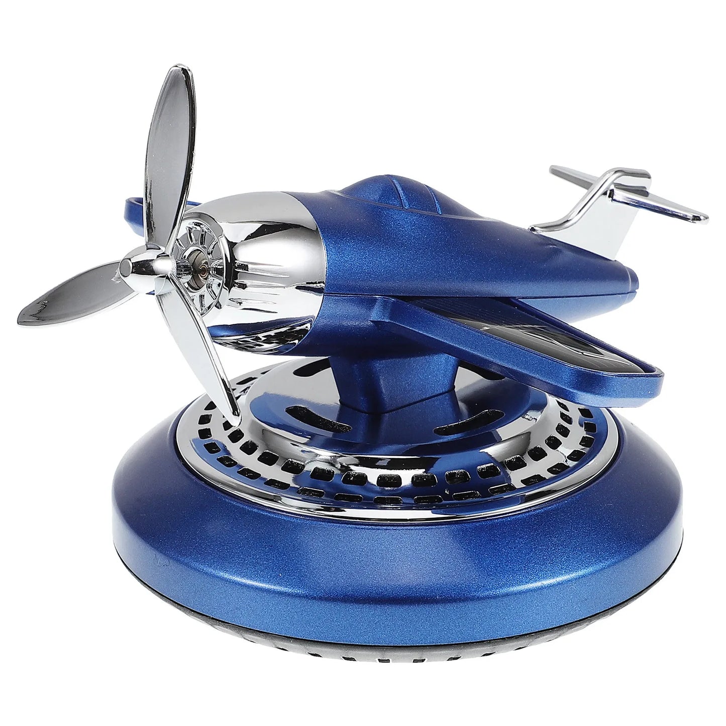 Solar-Powered Airplane Car Aromatherapy Diffuser Dashboard Ornament Car Interior Fragrance Diffuser Essential Oil Scent