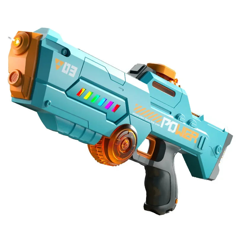 Electric Water Gun Continuous Firing Watergun Automatic Water Absorption Large Capacity Squirt Gun Pool Beach Outdoor Toy