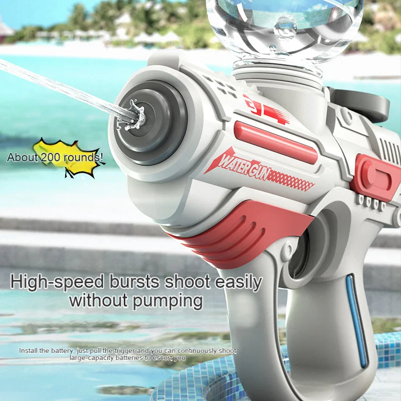 Automatic Electric Water Gun Children High-pressure Outdoor Beach Large-capacity Swimming Pool Summer Toy for Children Boy
