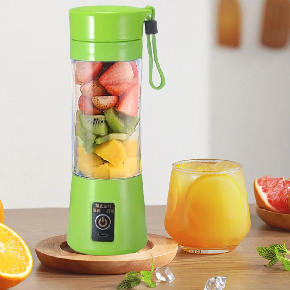 400ml Mini Electric Juicer USB Charging Automatic Fresh Squeezer Multifunctional Vegetable Juicer Blender for Home Office Travel