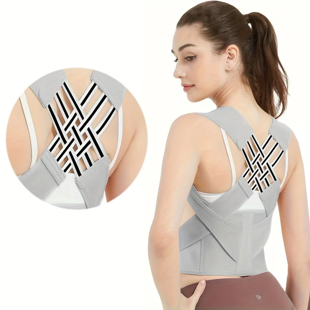 Dropshipping Back Posture Corrector Brace for Women breathable Back Posture Correction back support belt shoulder students kid