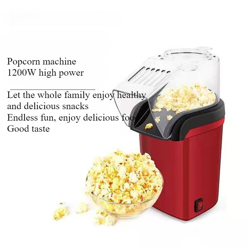 220V Mini Popcorn Maker Electric Automatic Popcorn Machine Kids Favorite Home Appliance
