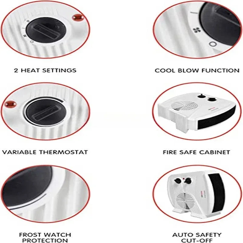 Portable Electric Heater Automatic Temperature Control Desktop Mini Fan Bedroom Heating Fast Heater Electric Air Heater Fan