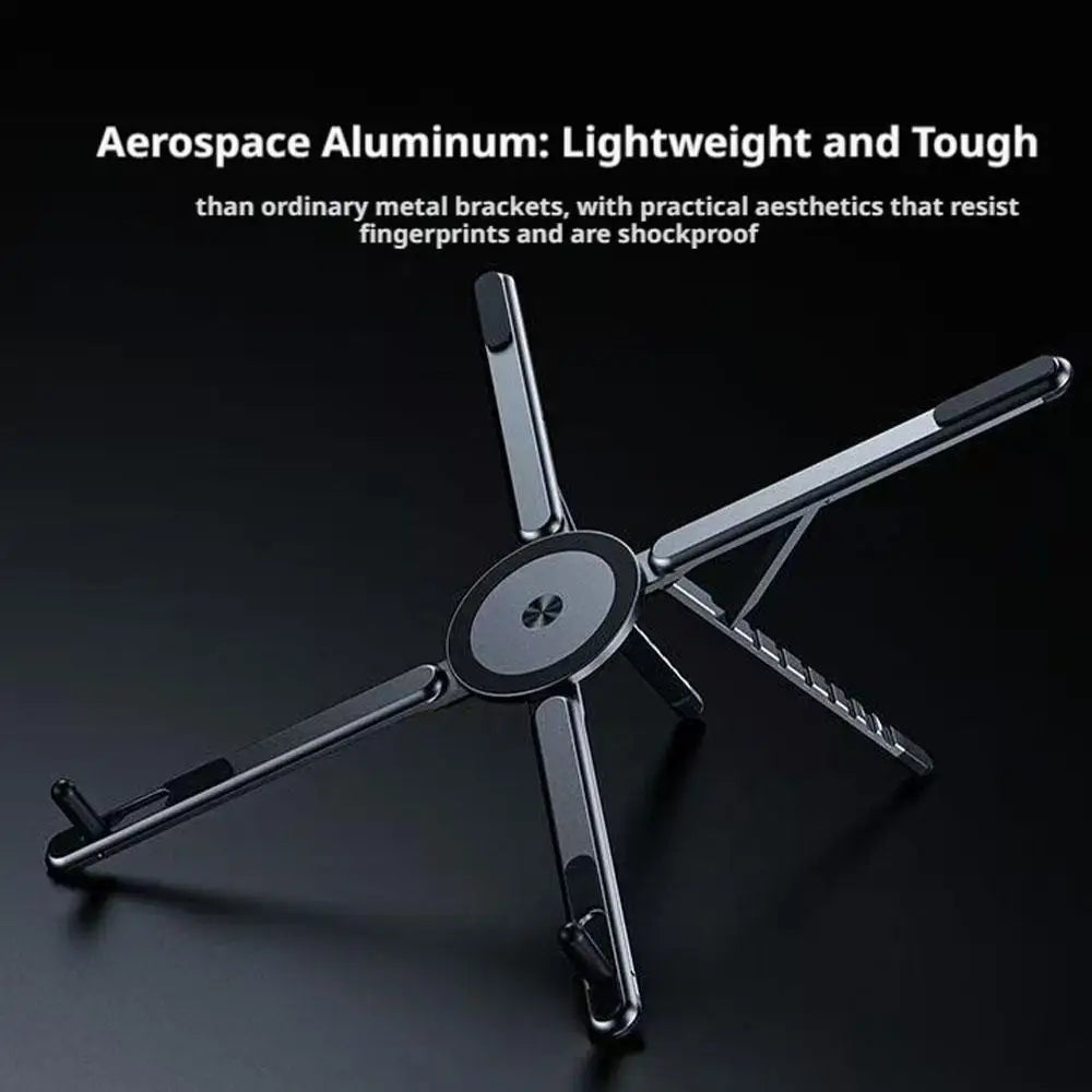 Phone Tablet Magnetic Stand Aluminum Alloy Stand Foldable Tripod Travel Portable Multi-functional Desk Holder For Laptop R7D8