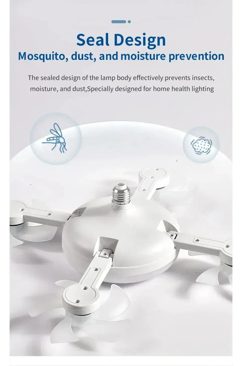 Drone E27 Ceiling Lamp With Remote Control Electric Fan Light Home Decor Bedroom Children's Study Dining Living Room Fan Lights