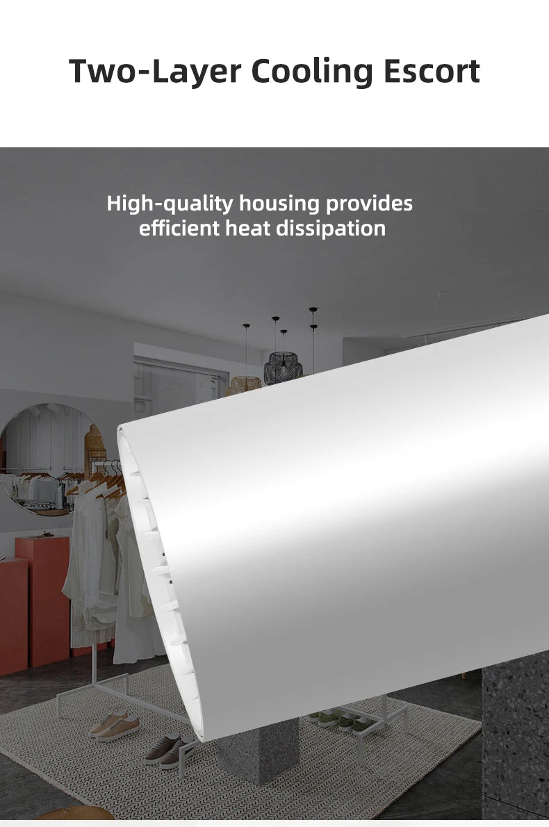 LED Track Light Set 30W Track Lamp 180-265V COB Spotlights Rail Lighting Fixture for Home Lighting Living Room Track Lighting