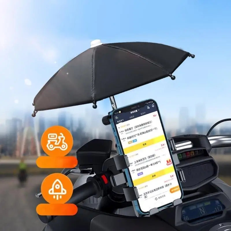 Holder Motorcycles Bicycles Umbrella Stand Bracket Waterproof Mini Parasol Waterproof Anti-permeability Toy