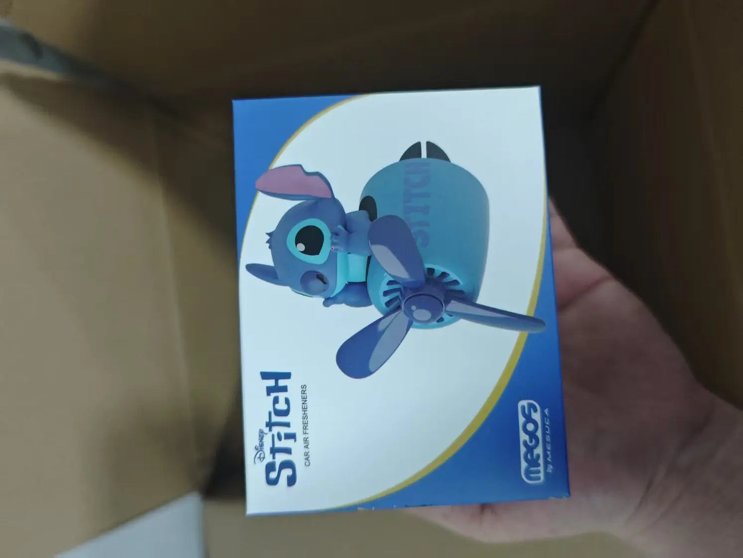 Stitch Car Air Freshener Cute Airplane Vent Clip Perfume Decor Lilo and Stitch Anime Car Accessories Gift for Kids