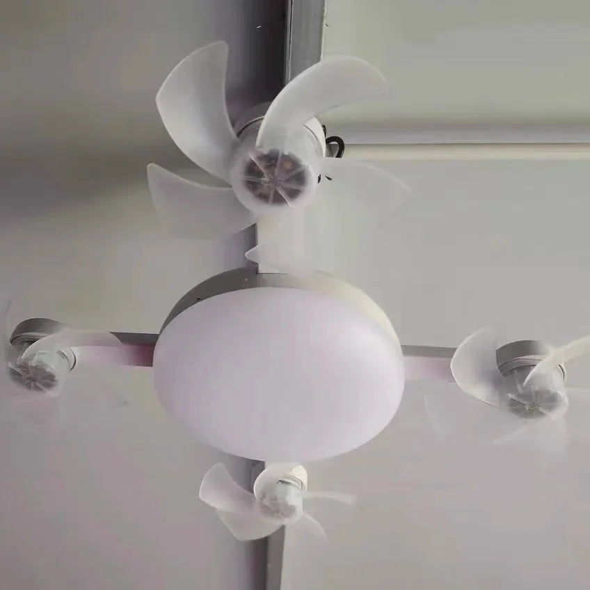 Drone E27 Ceiling Lamp With Remote Control Electric Fan Light Home Decor Bedroom Children's Study Dining Living Room Fan Lights