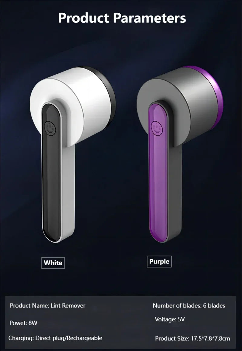 Household Clothing Lint Remover Fabric Shaver Removes Hairs For Cleaning Take Out of Clothes From Home Cat Electric Tools Garden