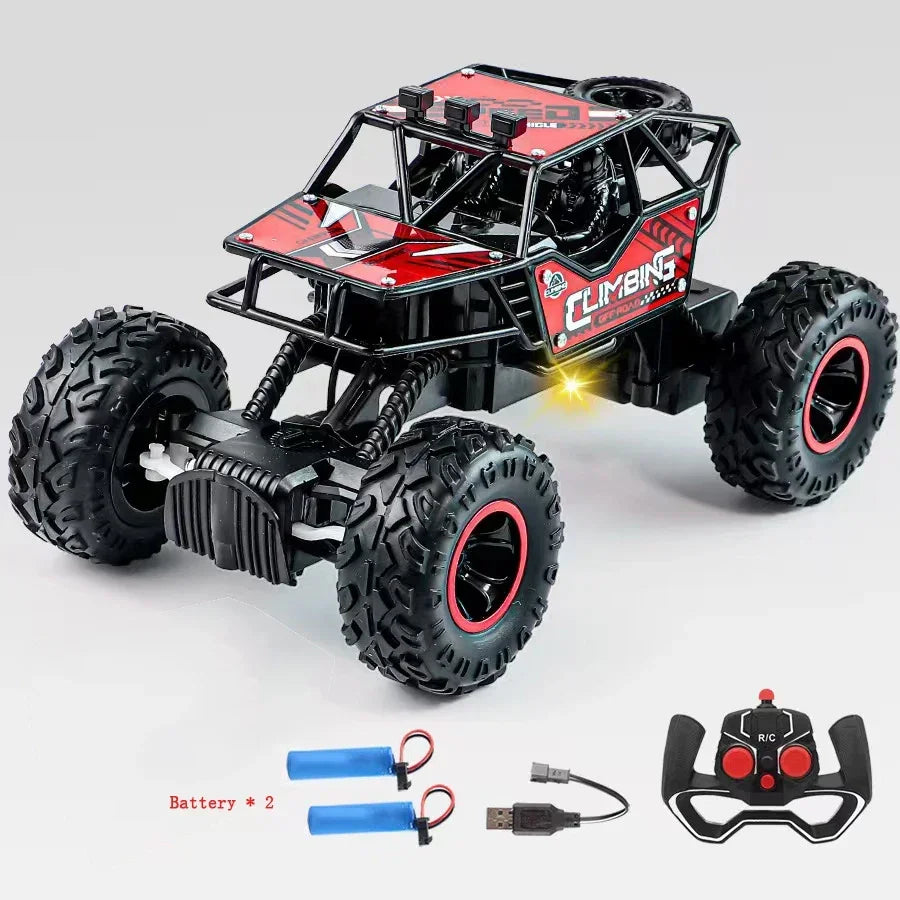 High-Speed Remote Control Off-Road Crawler with Flashing Lights