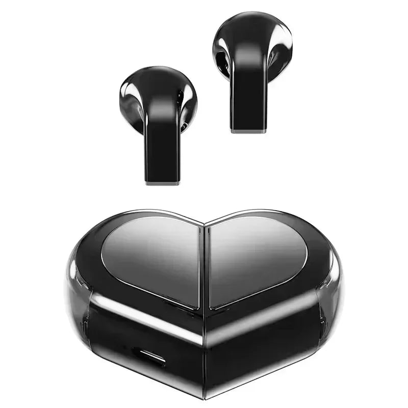 2025 Rotatable Love Heart Shaped Charging Case Low Latency Headphones NEW K520 Wireless Stereo Earbuds EarphoneFor Phone Tablet