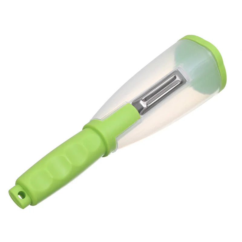 Multifunctional Storage Type Peeling Knife Peeling Knife With Storage Tube Peeler Peeling Apple Supplies Household Peeling Knife